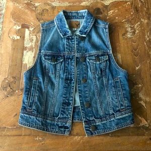 American Eagle Cut Off Jean Jacket
